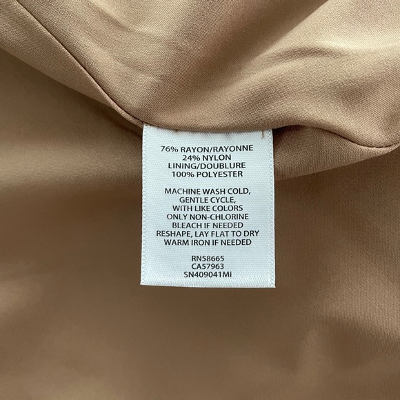 Something Navy drapey tan jacket size S - Picture 6 of 6